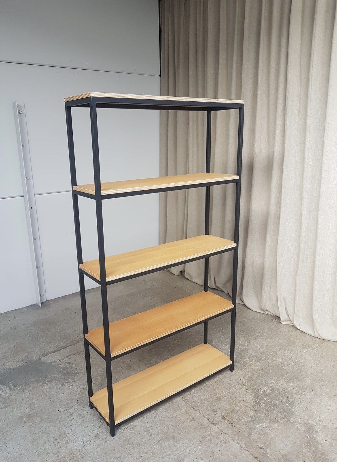 photo furniture La Redoute Industrial Mid Century Vintage Style Bookcase Shelving Unit R32