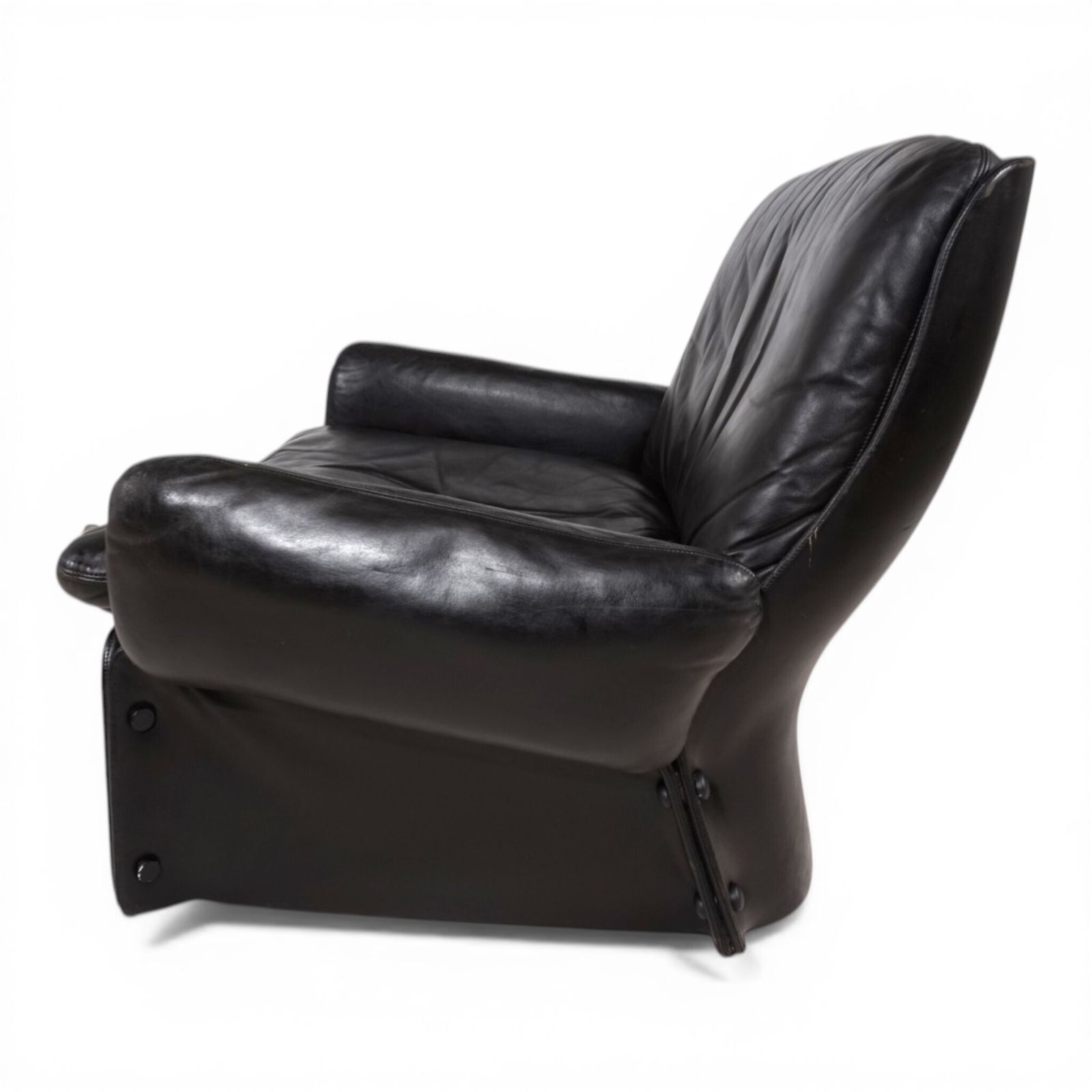 photo for sale Carl Straub Leather Lounge Chair, 1970
