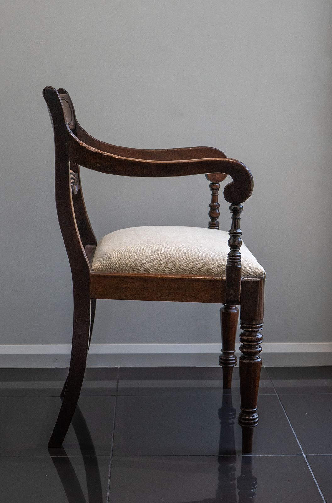 A 19th Century Mahoghany Armchair photo furniture