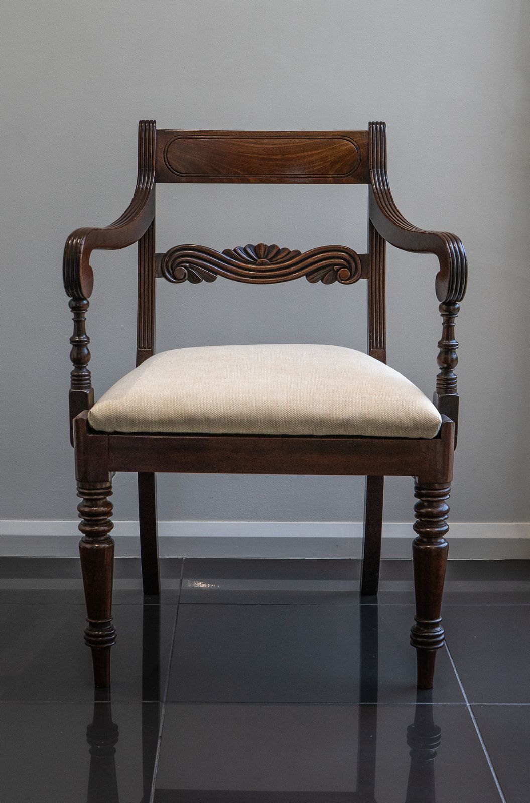 A 19th Century Mahoghany Armchair photo 395.0