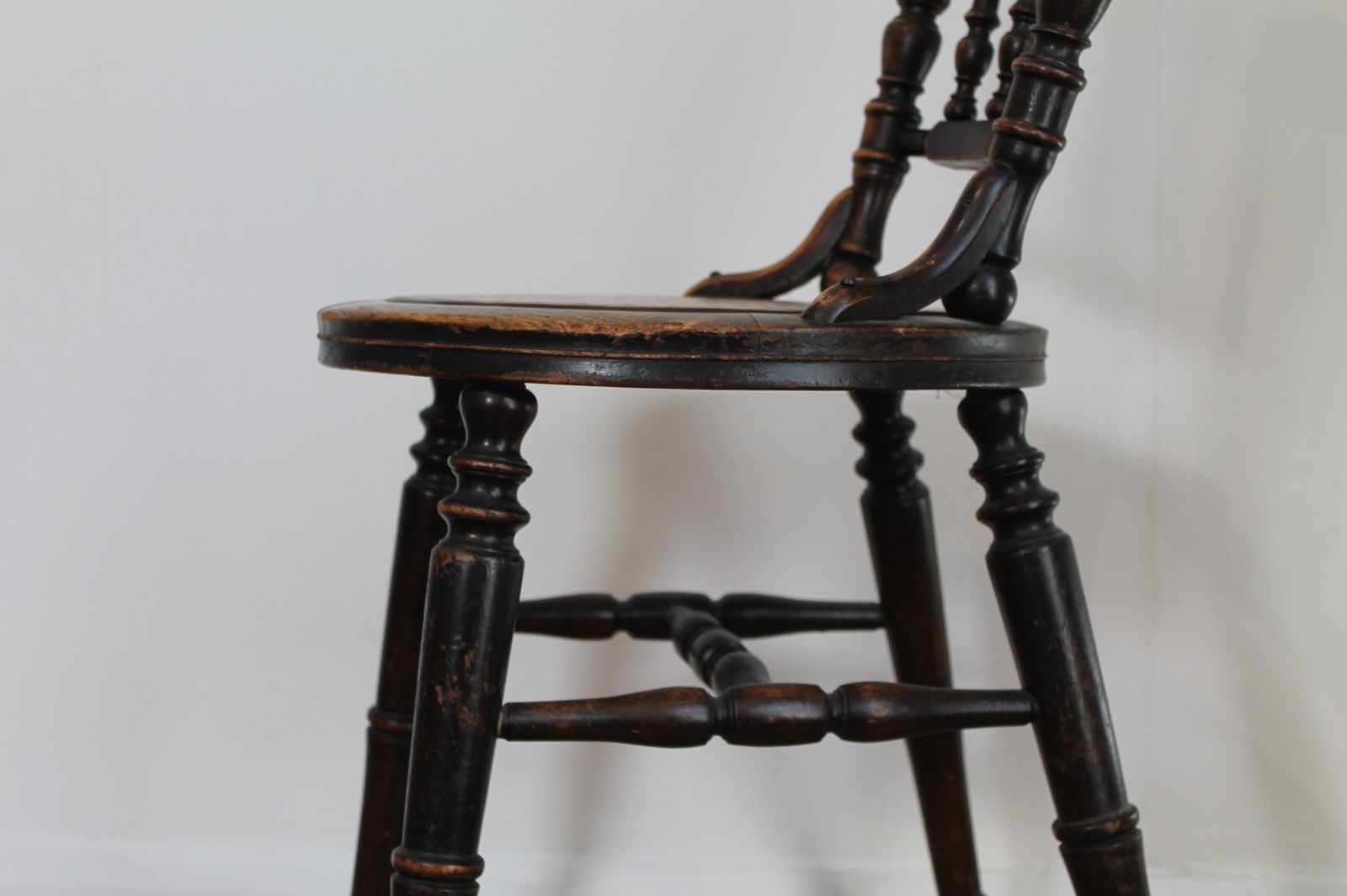 Victorian Childs Deportment Chair, Desk Chair photo vintage