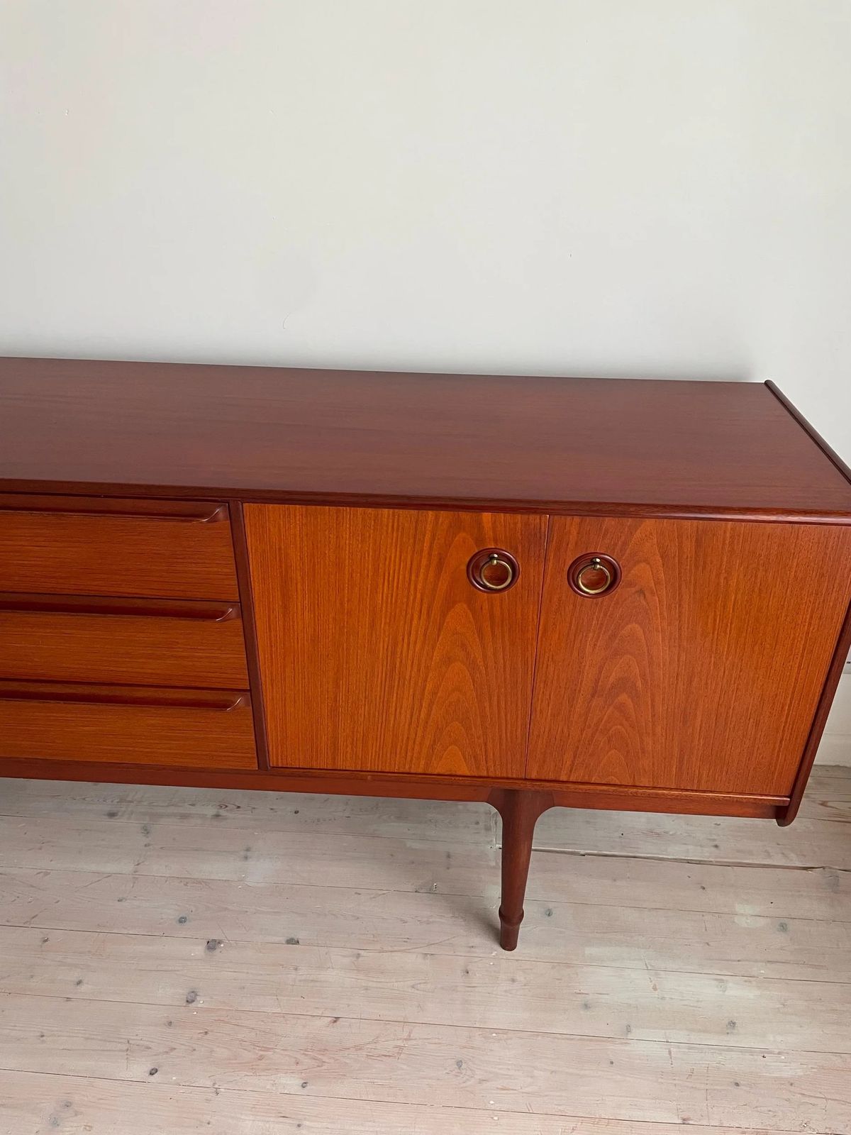 1195.0 Mid Century Modern A.H McIntosh & Co Teak Sideboard photo