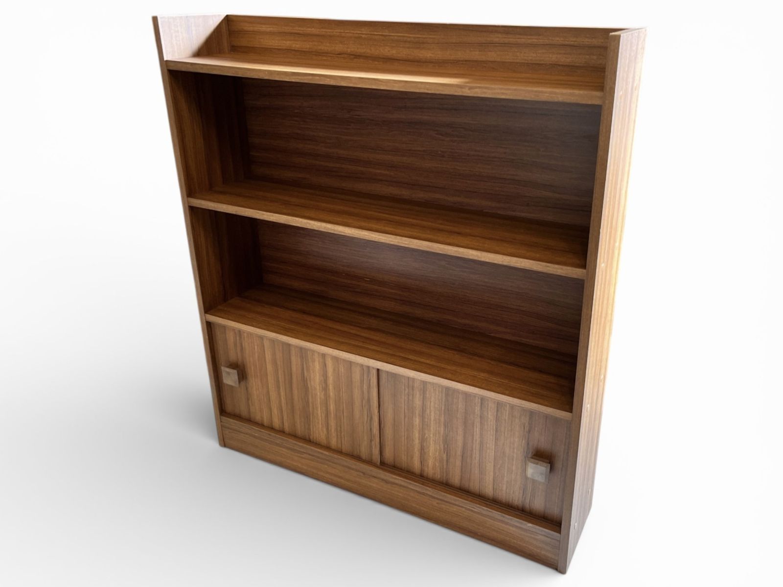 Mid Century Wall Shelf Unit H90cm L79cm W18cm Deep Shelving Retro Style photo furniture