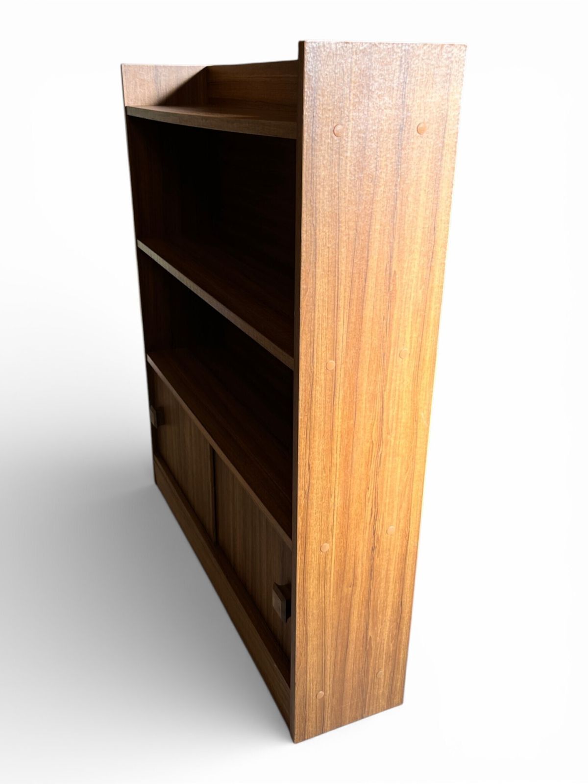 Mid Century Wall Shelf Unit H90cm L79cm W18cm Deep Shelving Retro Style photo buy