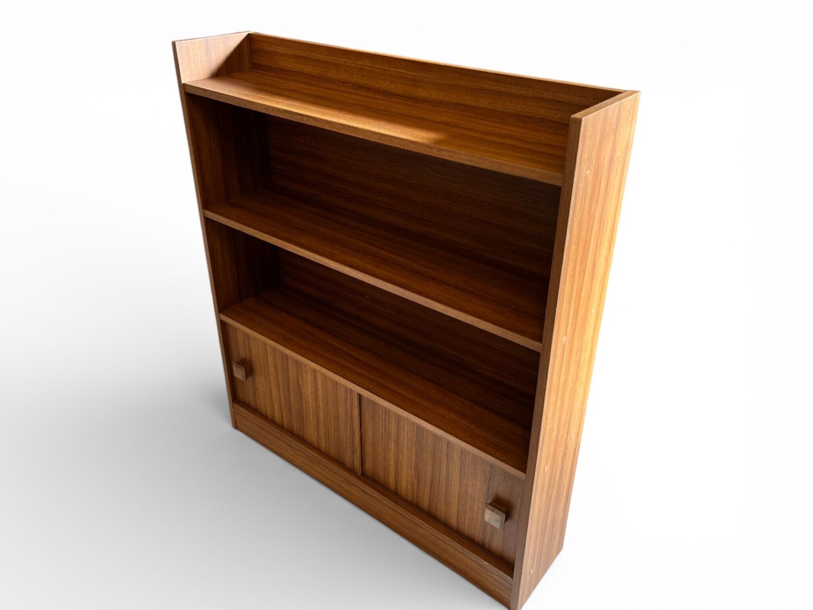 photo for sale Mid Century Wall Shelf Unit H90cm L79cm W18cm Deep Shelving Retro Style