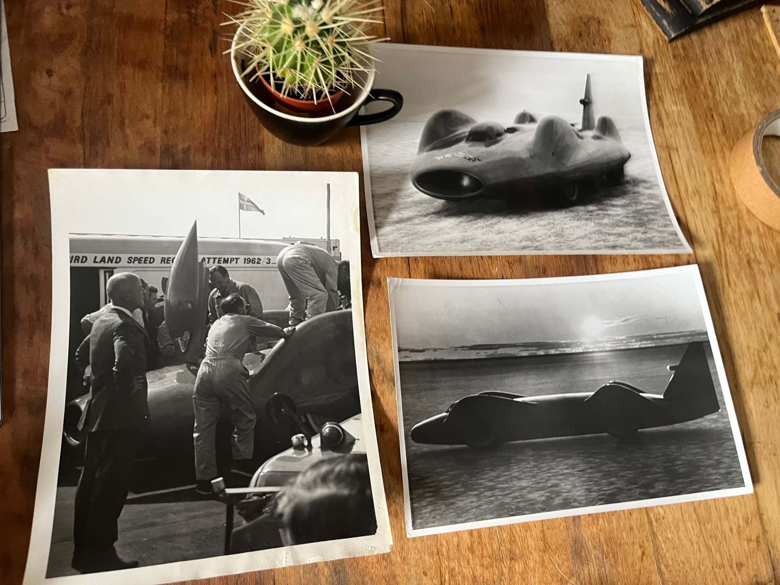 Original Press Photographs Bluebird 1963 Donald Campbell photo buy