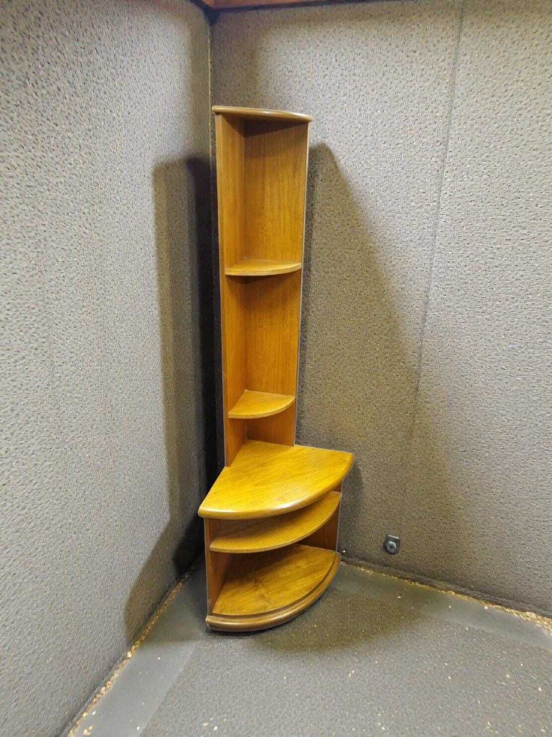 Vintage Teak Corner Cabinet / Corner Display Unit / C1970 /