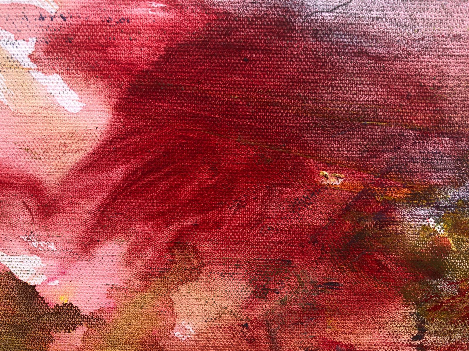 Nerea Caos Abstract Expressionist Oil Painting Emotional Contemporary Spanish Canvas 2022 photo vinterior