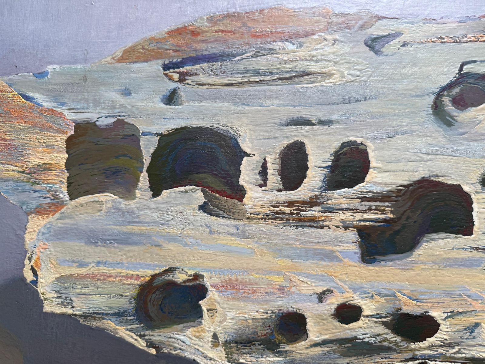Antoni Pitxot The Petrified Origin: Surrealist Oil On Canvas Signed, 1967 photo vinterior