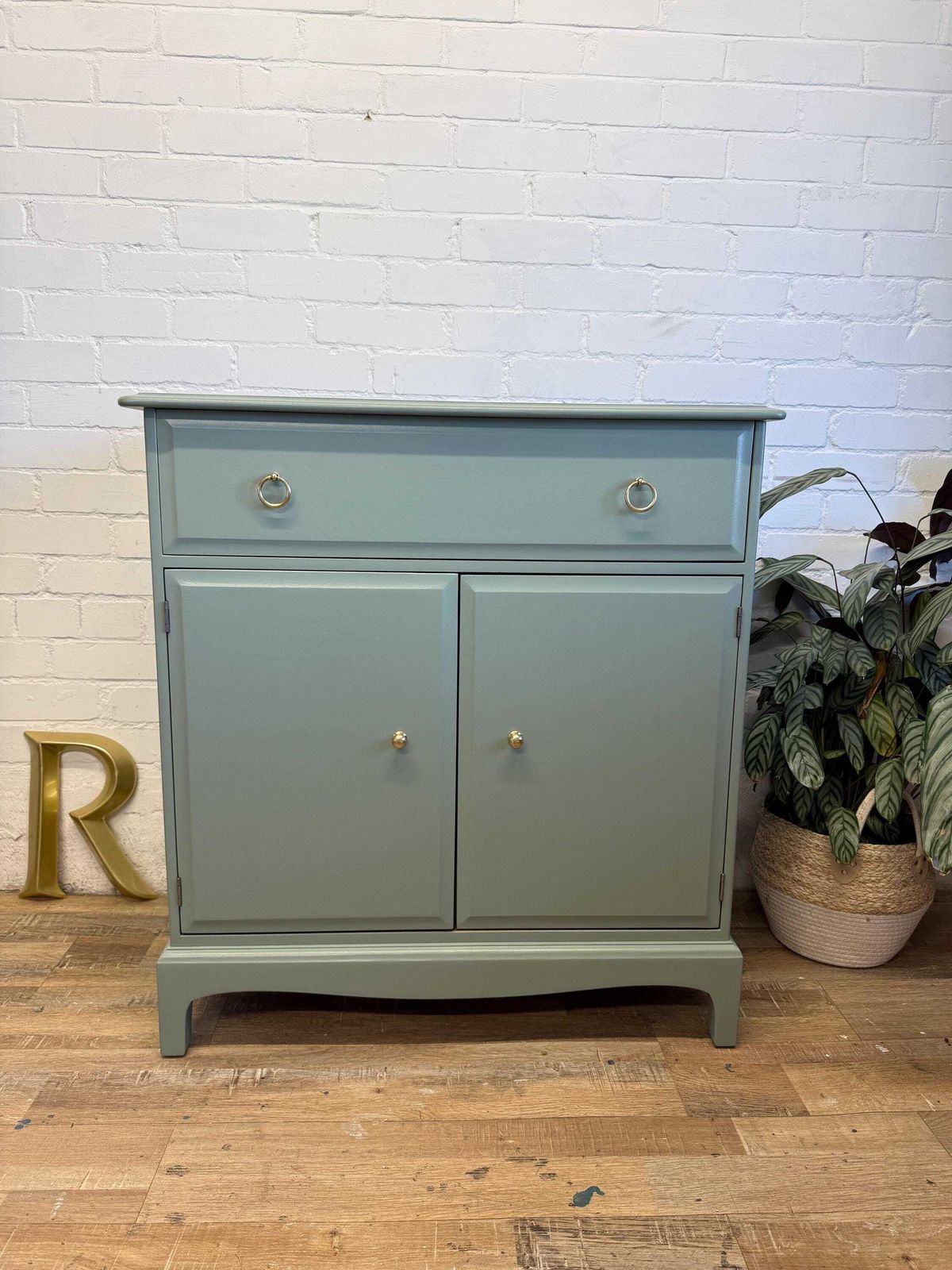 photo buy Stag Minstrel Drinks Cabinet | Card Room Green Farrow & Ball | Vintage Cocktail Cabinet | Painted Sideboard | Mid Century Bar Cabinet