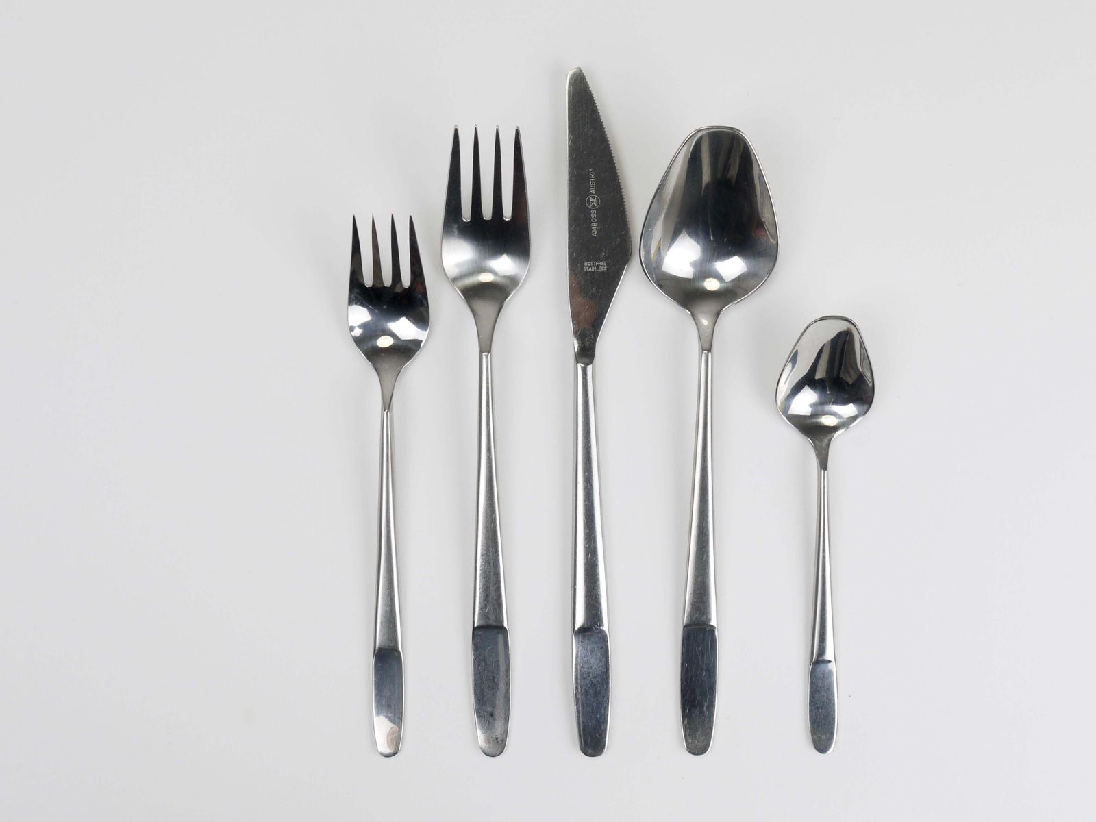 Helmut Alder Amboss Austria 2070 Flatware Cutlery For Six Persons, 1960s photo furniture
