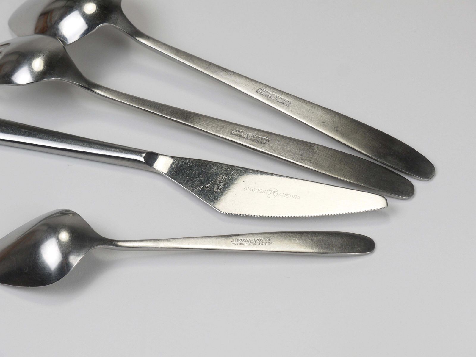 photo furniture Helmut Alder Amboss Austria 2070 Flatware Cutlery For Six Persons, 1960s