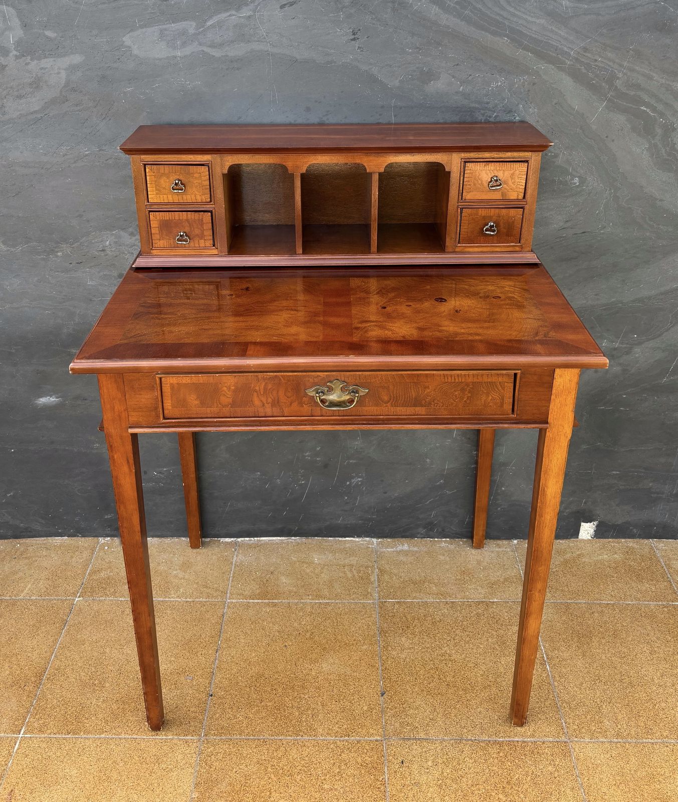 photo for sale French Louis XVI Style Writing Desk With Gallery, 1930s
