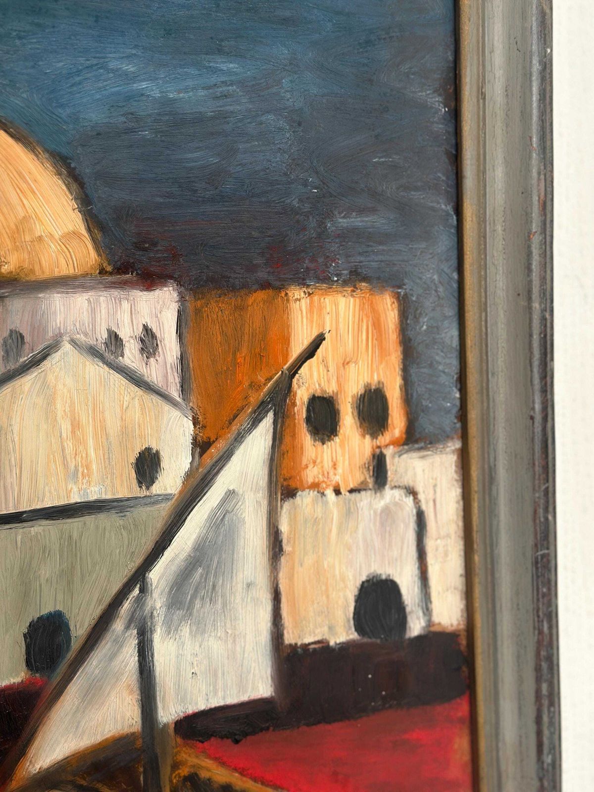 Original Swedish Oil On Panel – “Southern Motif” –By Malte Nyberg Tolf Vintage &  Framed – 49 × 39 Cm (19.3" × 15.4") photo buy