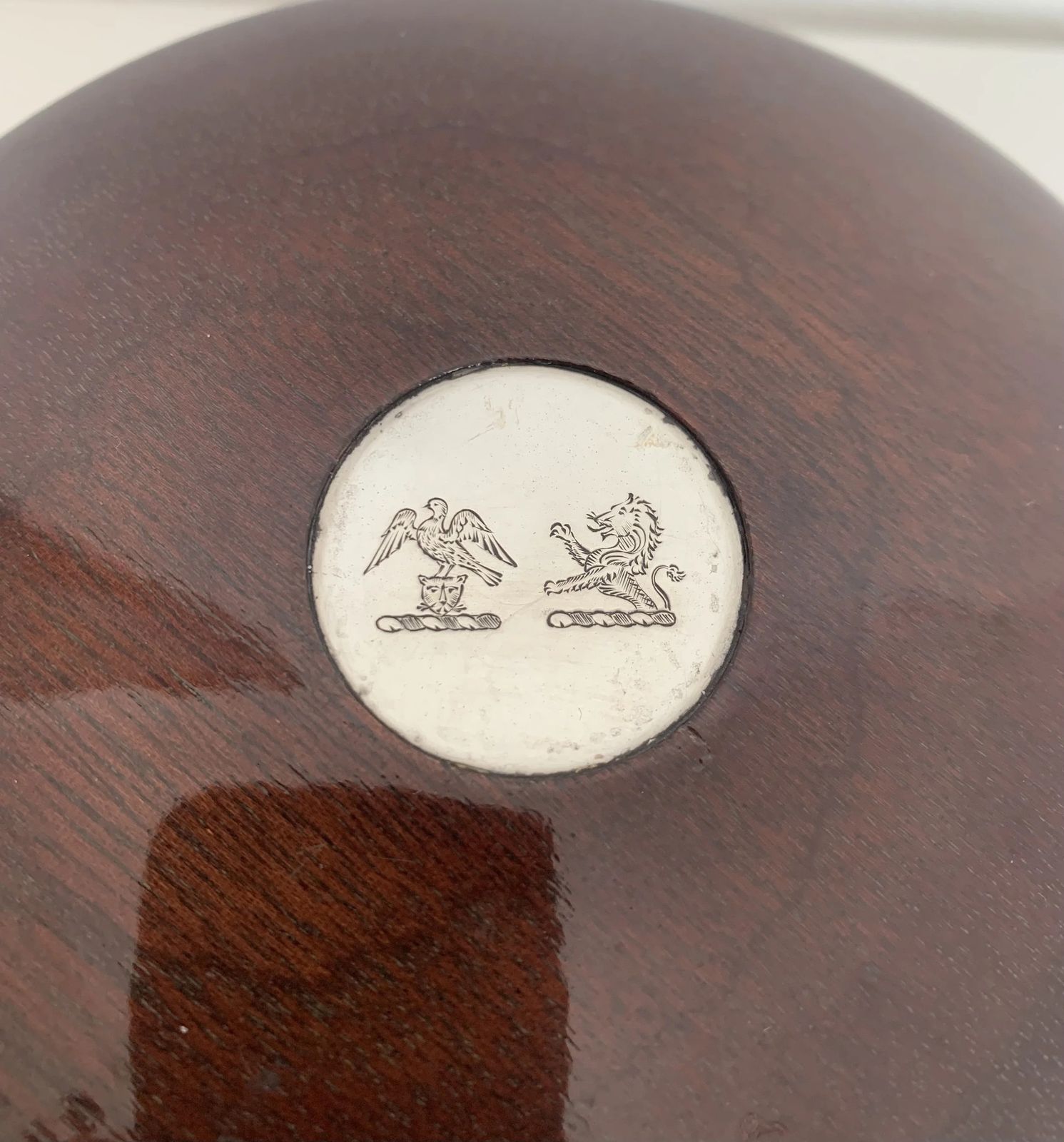 Home Decor Vintage 1960s Tobacco Jar, Wooden Snuffbox With Stewart Pipe Emblem   15 X 14 Cm photo