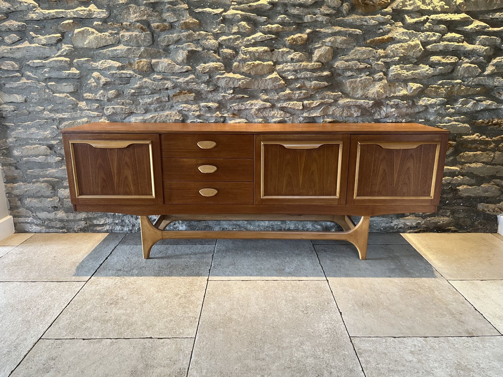 Stone Hill Of London Stateroom Teak Sideboard photo 395.0