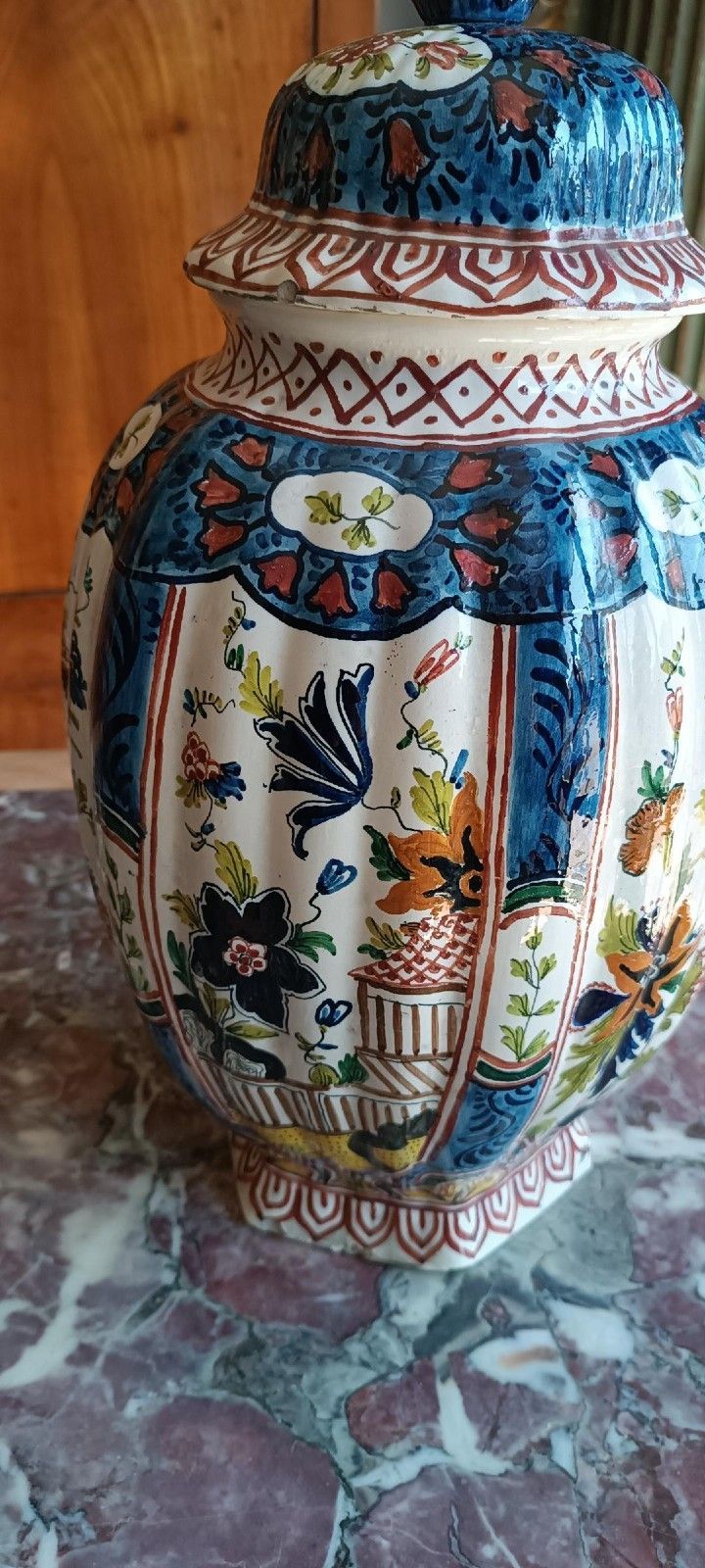 Antique Ceramic Pottery Vase Europe 19th Century photo 240.0