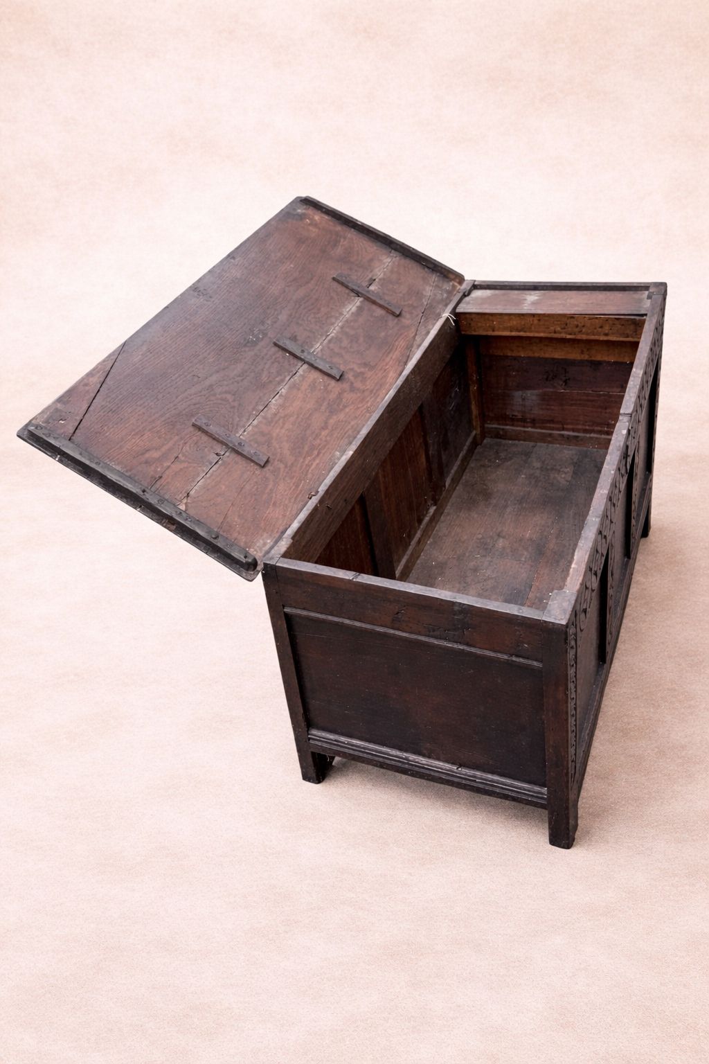 Late 19th Century Oak Coffer / Blanket Chest – Jacobean Revival, C.1880–1900 photo for sale