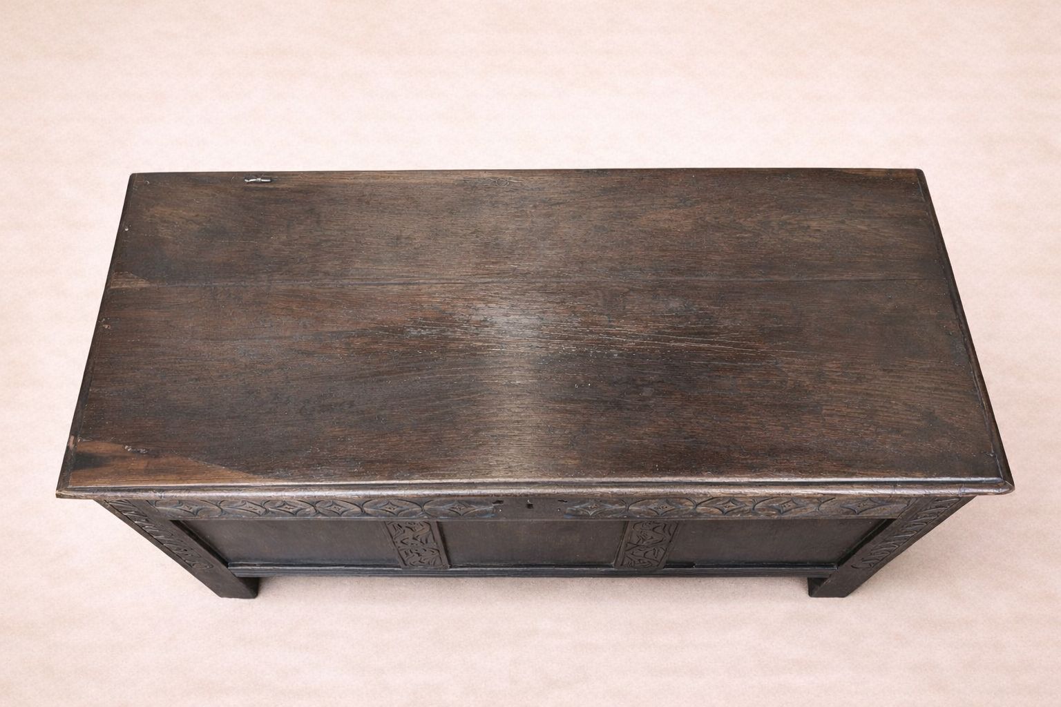 Furniture Late 19th Century Oak Coffer / Blanket Chest – Jacobean Revival, C.1880–1900 photo