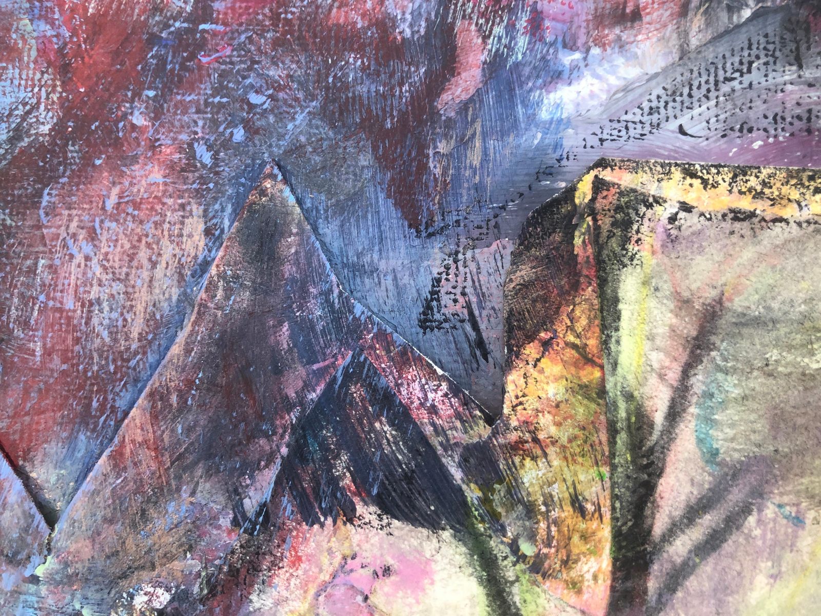 Nerea Caos Contemporary Abstract Expressionist Figurative Oil Painting Psychological Symbol 2022 photo Art