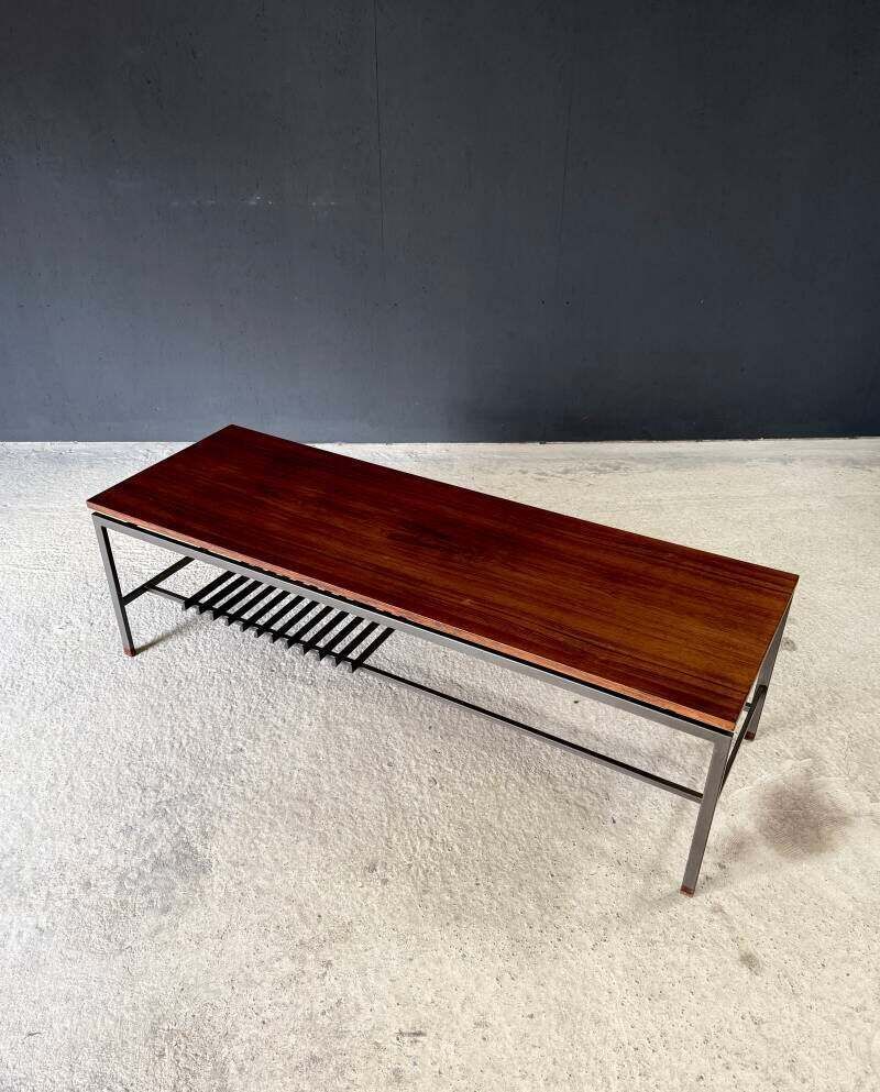 Mid Century Modern Slanke Salontafel Van Topform, Nederland, Ca. Jaren 1960 photo for sale