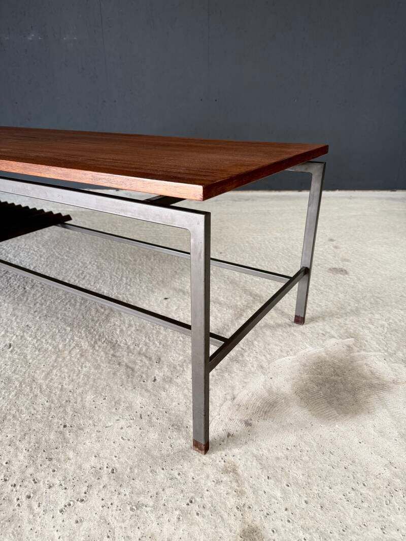 1200.0 Mid Century Modern Slanke Salontafel Van Topform, Nederland, Ca. Jaren 1960 photo
