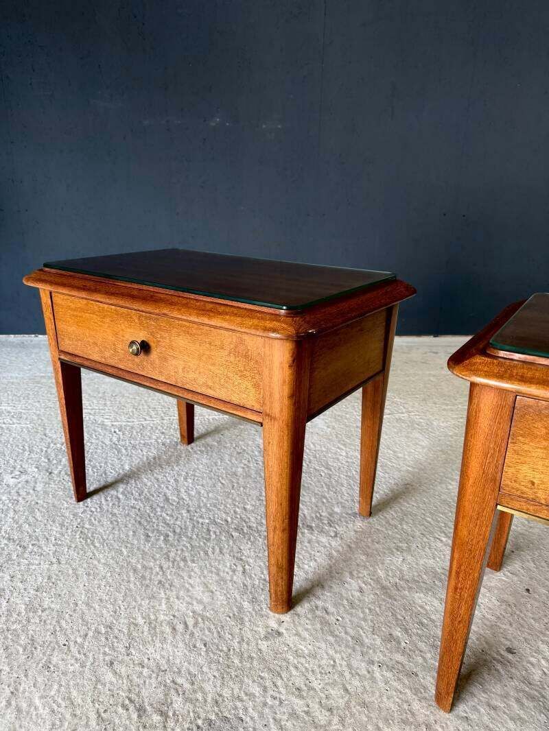 photo buy Midcentury Design Bedside Cabinet Set, Italy 1950's