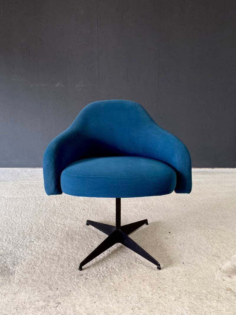 Midcentury Modern Design Side Chair, France 1960's photo furniture