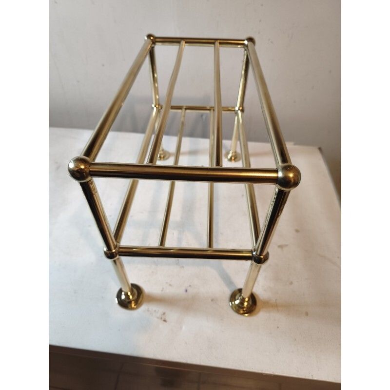 photo vinterior 1900s Shop Shelf In Bronze And Brass