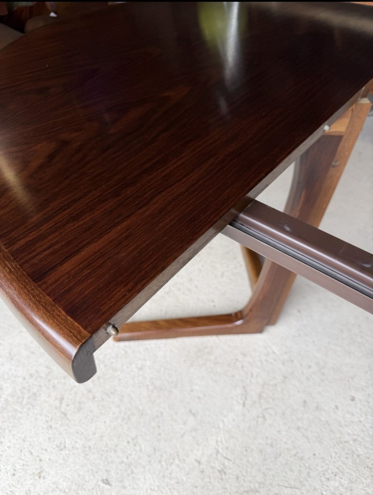 1885.0 Double Extending Round Dining Table By Svend Aage Madsen, Demark, 1960's photo
