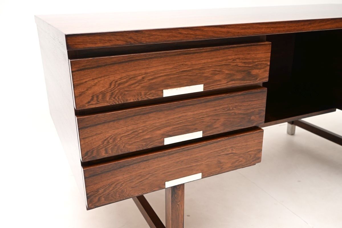 Danish Rosewood Executive Desk Model Ep401 By Ejgil Petersen Mobelfabrik photo 4485.0