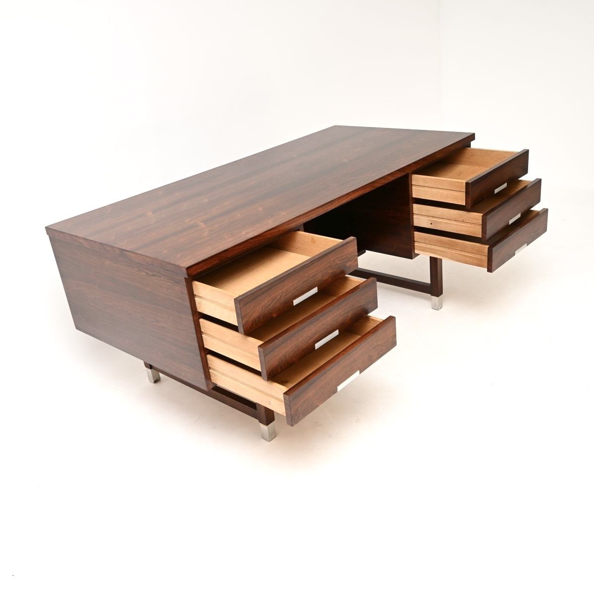 Danish Rosewood Executive Desk Model Ep401 By Ejgil Petersen Mobelfabrik photo buy