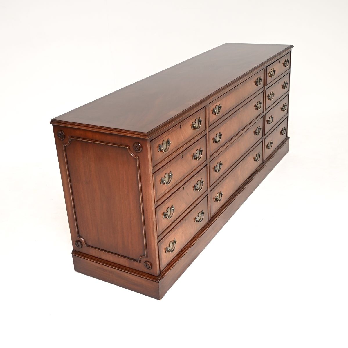 Antique Georgian Style Mahogany Chest Of Drawers / Sideboard photo buy