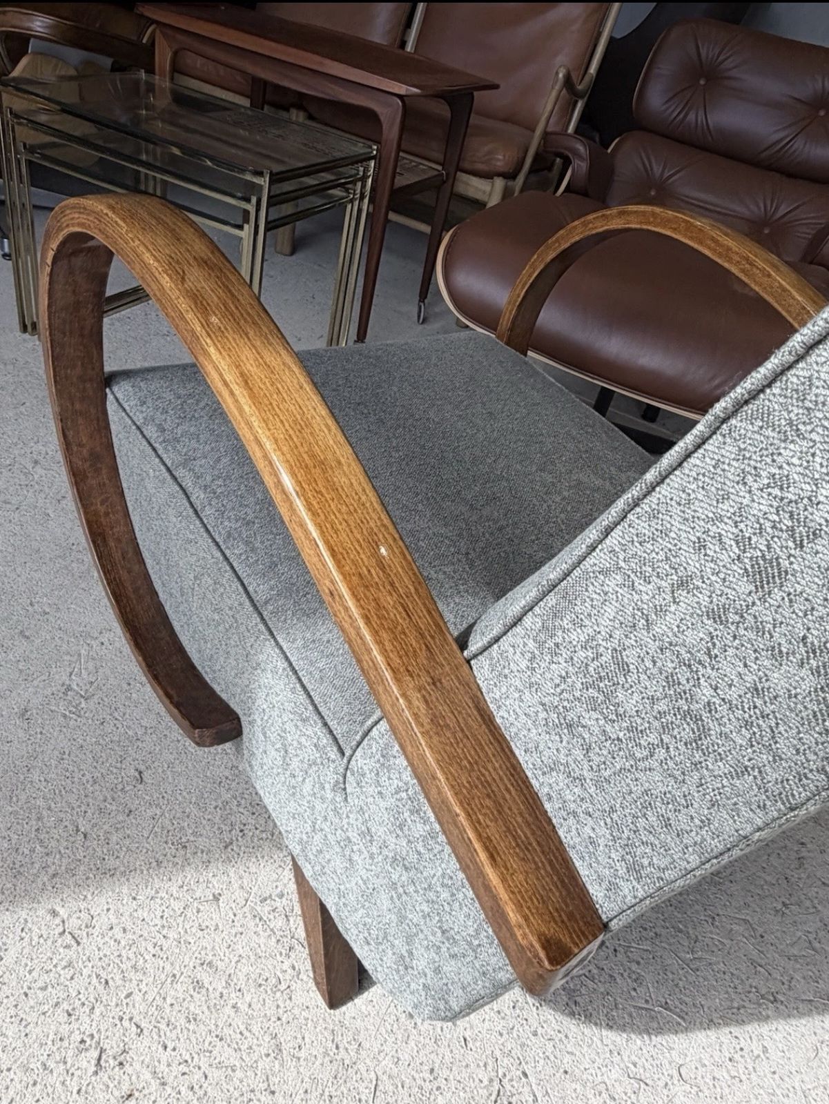 photo furniture Jindrich Halabala Bentwood Armchair Art Deco Style