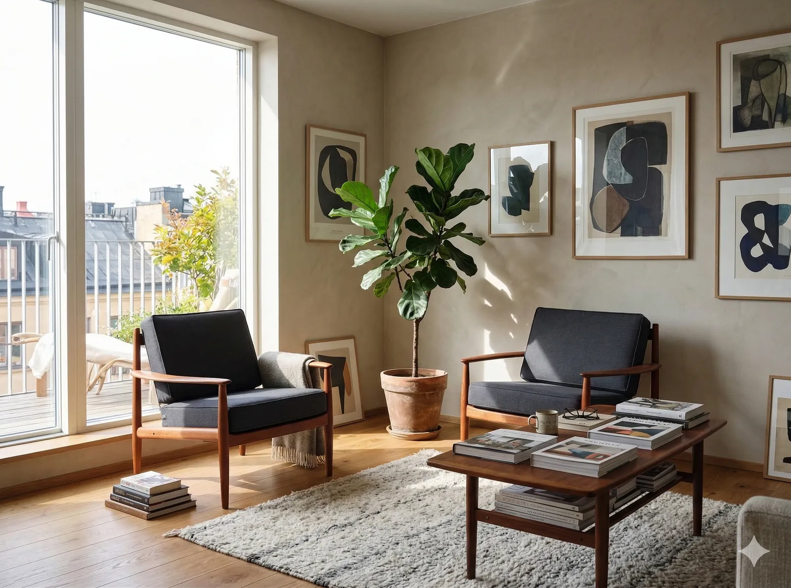 Pair Of Grete Jalk Teak Lounge Chairs For France & Søn photo buy