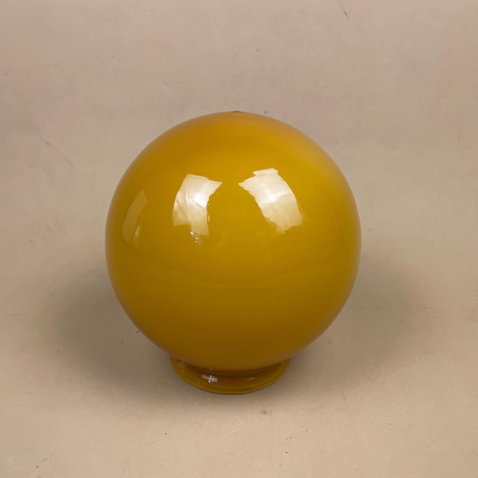 Glass Lamp Shade Amber Yellow Ball Round Pendant Lampshade Tiffany Style Oil Lightshade Light Pendant Art Deco Antique Vintage Classic photo Lighting