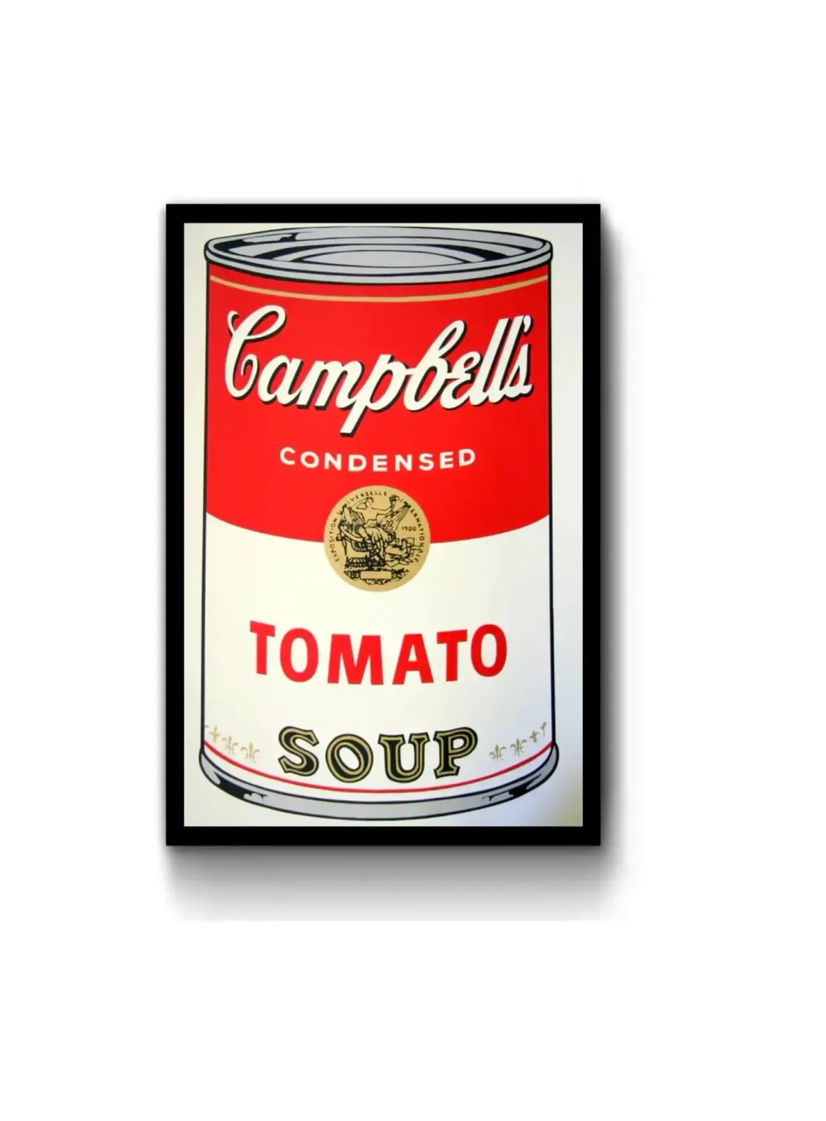 Sunday B. Morning (Andy Warhol), Campbells Tomato Soup photo furniture