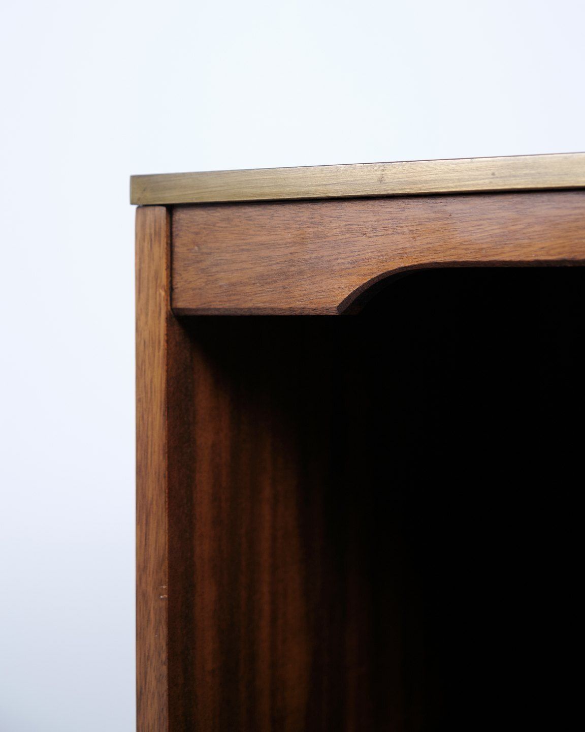 photo furniture Bedside Tables In Mahogany With Leather Top By Bevan Funnell, Military Campaign, 1960s