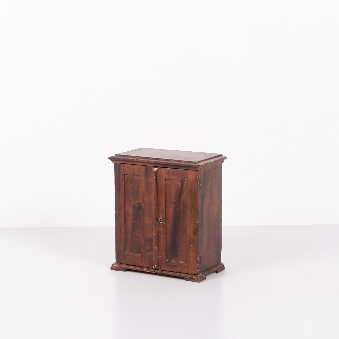 Antique Miniature/Model Furniture In Oak With Hand Forged Fittings, 1840s photo Furniture