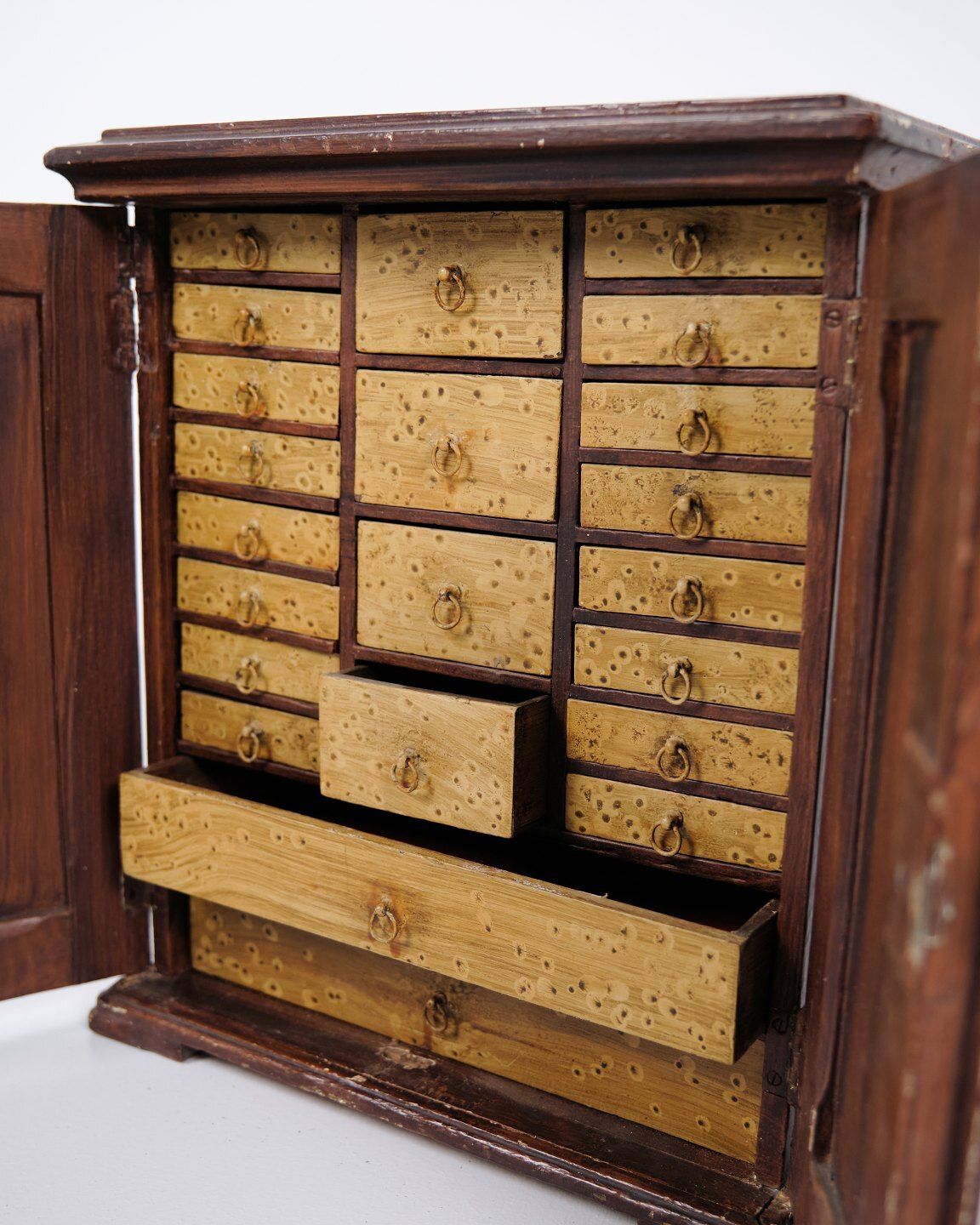 photo for sale Antique Miniature/Model Furniture In Oak With Hand Forged Fittings, 1840s