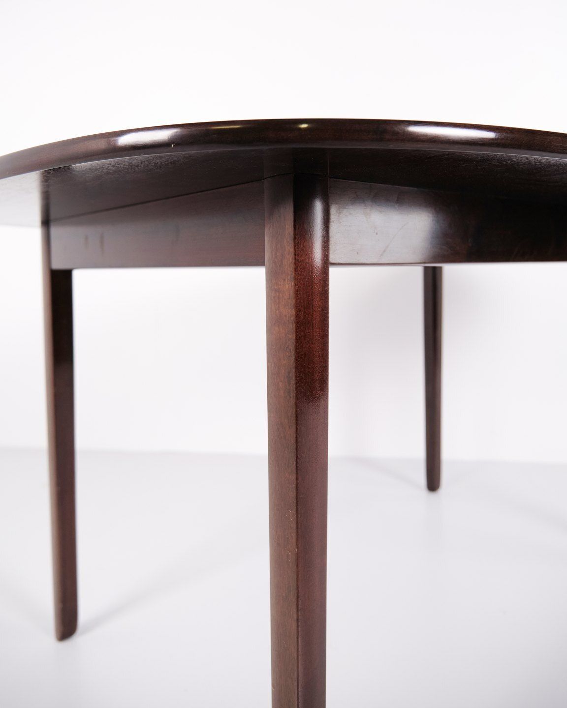 Ole Wanscher Dining Table For Poul Jeppesen With Extension Leaves, Danish Design 1960s photo vinterior