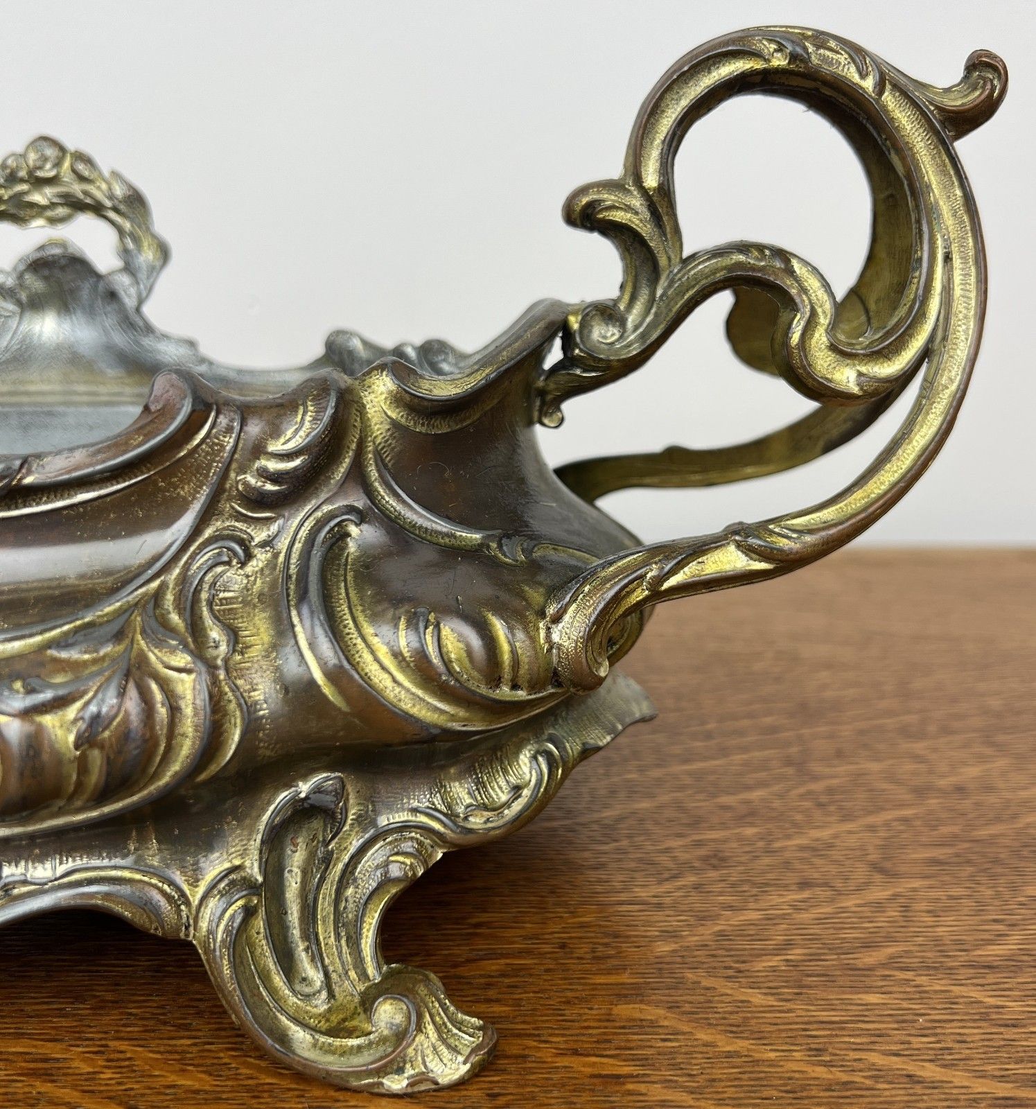 Vintage French Jardiniere Planter Ornate Decorative Bowl Insert Lot 4937 photo buy