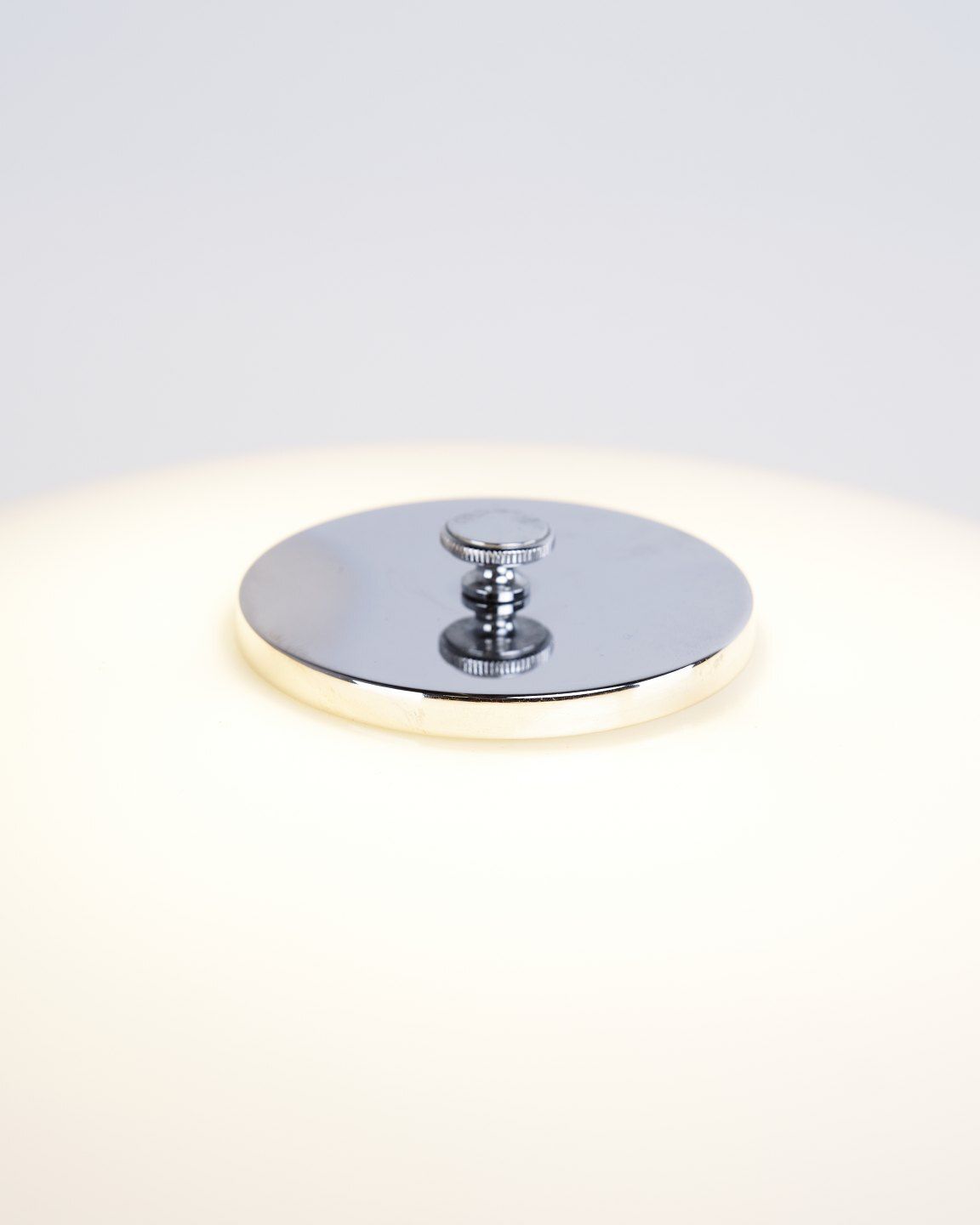 Poul Henningsen Floor Lamp Model Ph 3½ 2½ In Chrome, Louis Poulsen photo Lighting