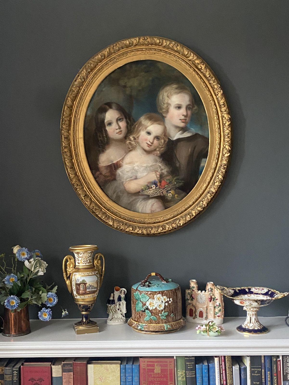 Victorian Oval Pastel Of Queen Victoria’s First Three Children. photo for sale