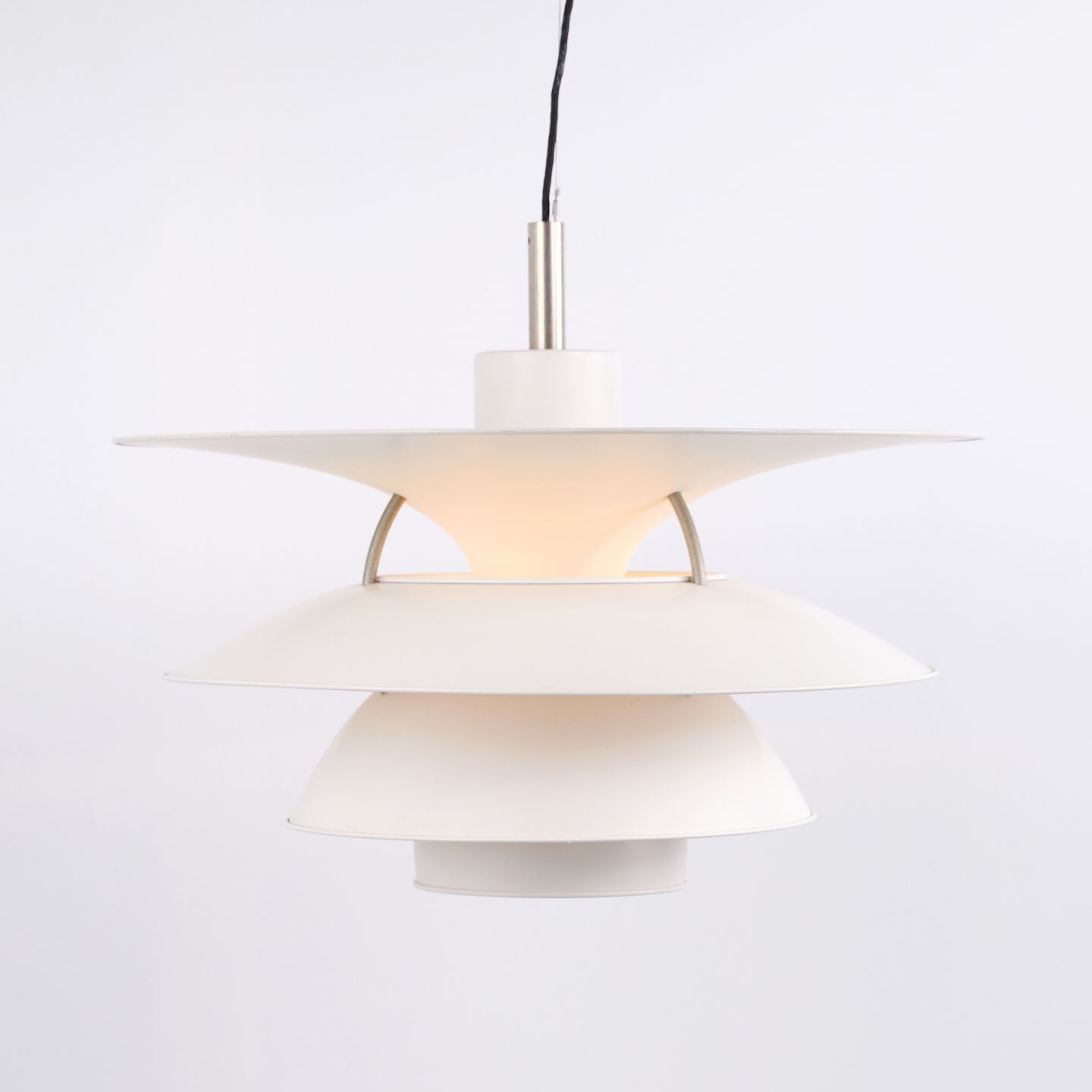 Ebbe Christensen & Sophus Frandsen Pendant Model Ph 6½ 6 Charlottenborg After Drawings By Poul Henningsen, Louis Poulsen
