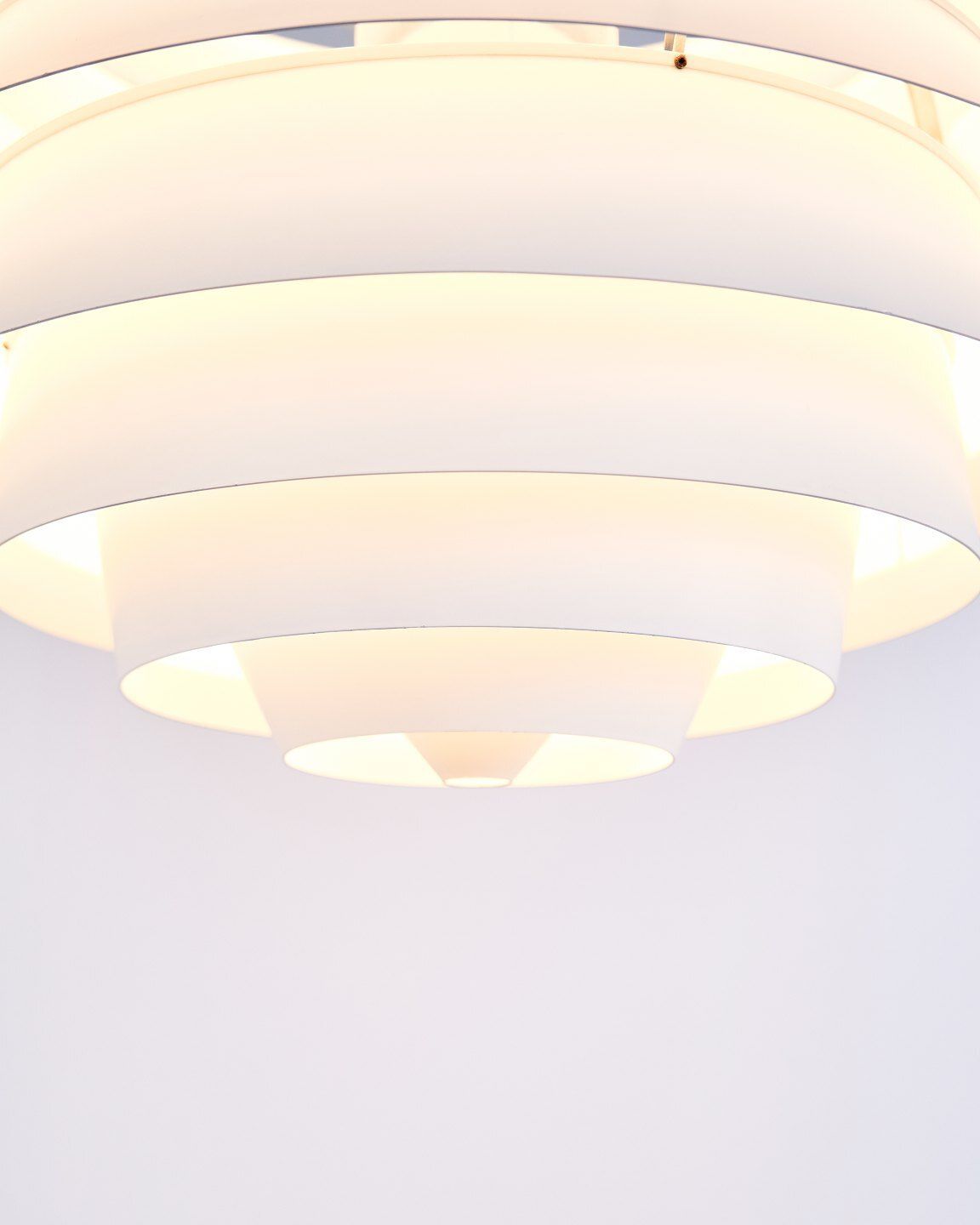 Poul Henningsen Ph Louvre Pendant In Metal For Louis Poulsen, Danish Design 1957 photo Lighting