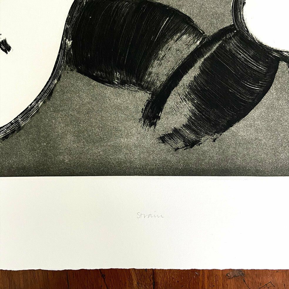 Signed Limited Edition Print, Strain, 1997 By Kitty Blandy photo 95.0