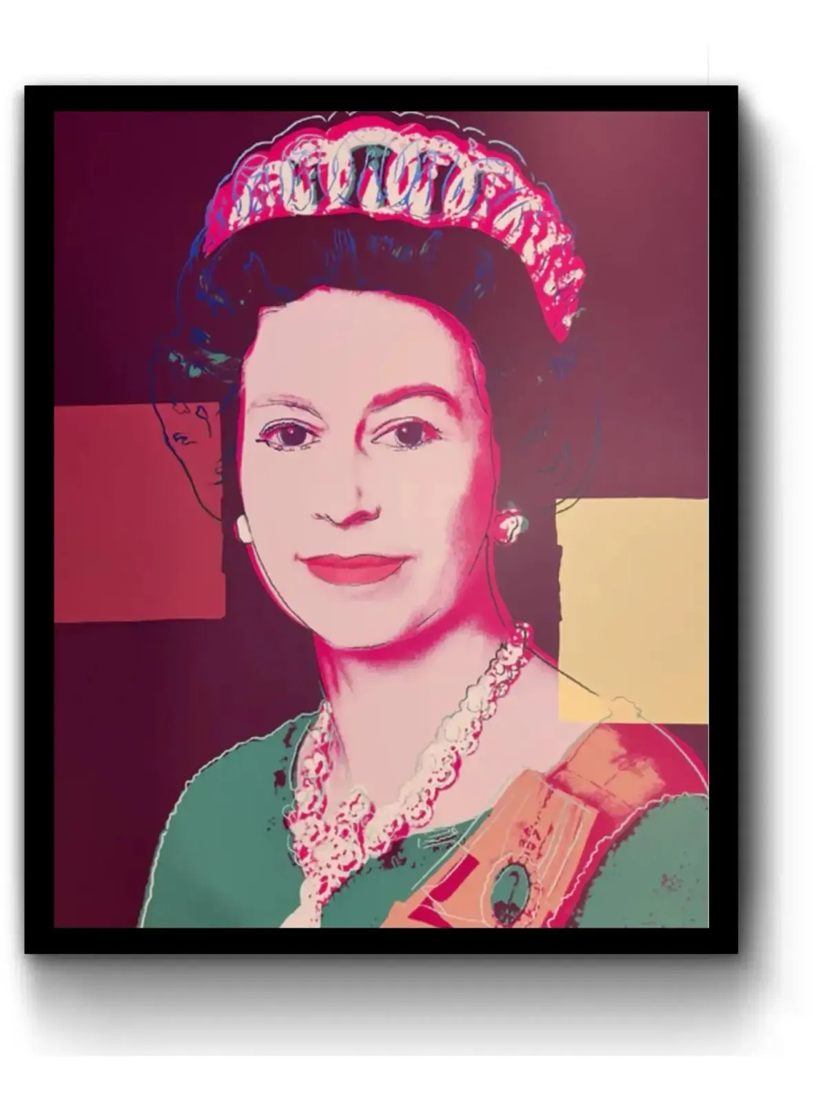Sunday B. Morning (Andy Warhol), 335 Queen Elizabeth II photo furniture