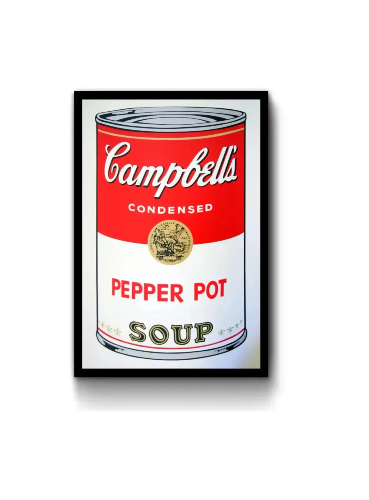 Sunday B. Morning (Andy Warhol), Campbells Pepper Pot Soup photo furniture