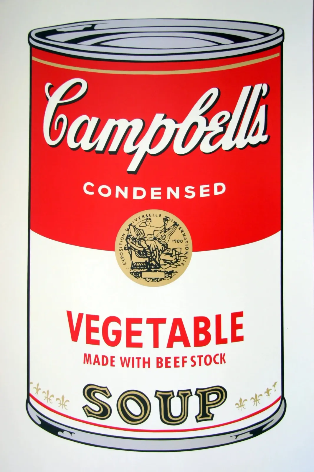 Sunday B. Morning (Andy Warhol), Campbells Vegetable Soup